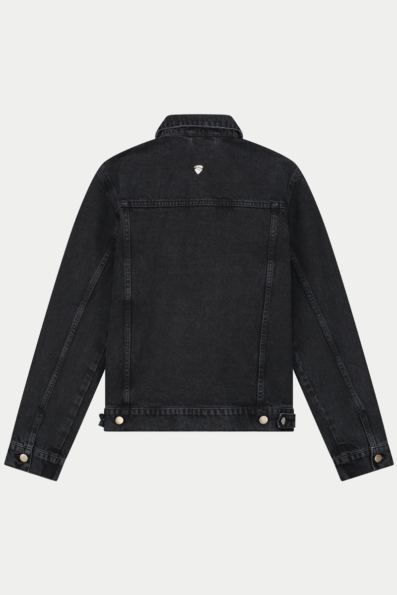 Black Tube Denim Jacket – hue-amsterdam