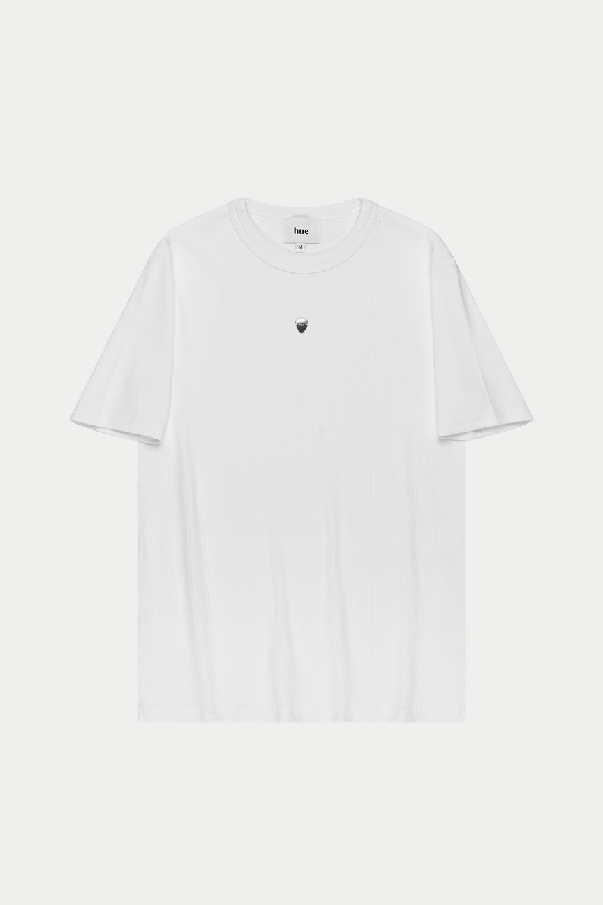 GP RIB TEE - WHITE