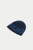 Line Check Beanie - Navy/Blue